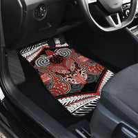 Aotearoa Iwi Rongowhakaata Personalised Car Mats Maori Kowhaiwhai Pattern