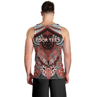 Aotearoa Iwi Rongowhakaata Personalised Men Tank Top Maori Kowhaiwhai Pattern