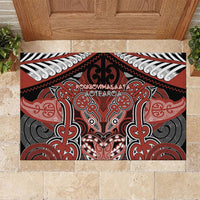 Aotearoa Iwi Rongowhakaata Rubber Doormat Maori Kowhaiwhai Pattern
