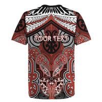 Aotearoa Iwi Rongowhakaata Personalised Rugby Jersey Maori Kowhaiwhai Pattern