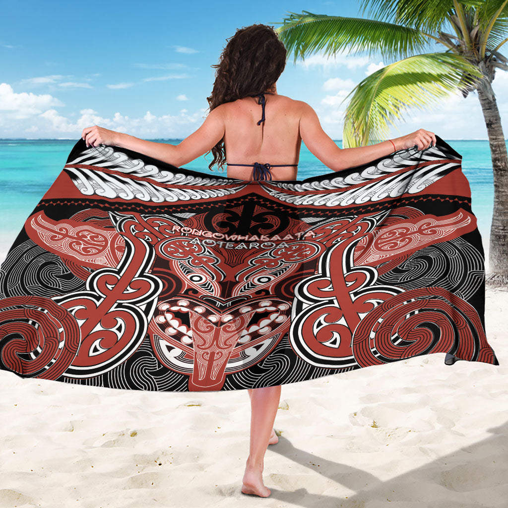 Aotearoa Iwi Rongowhakaata Sarong Maori Kowhaiwhai Pattern