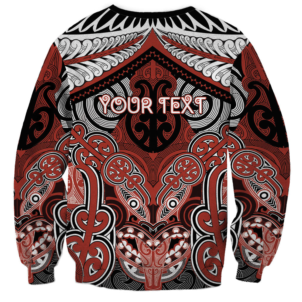 Aotearoa Iwi Rongowhakaata Personalised Sweatshirt Maori Kowhaiwhai Pattern