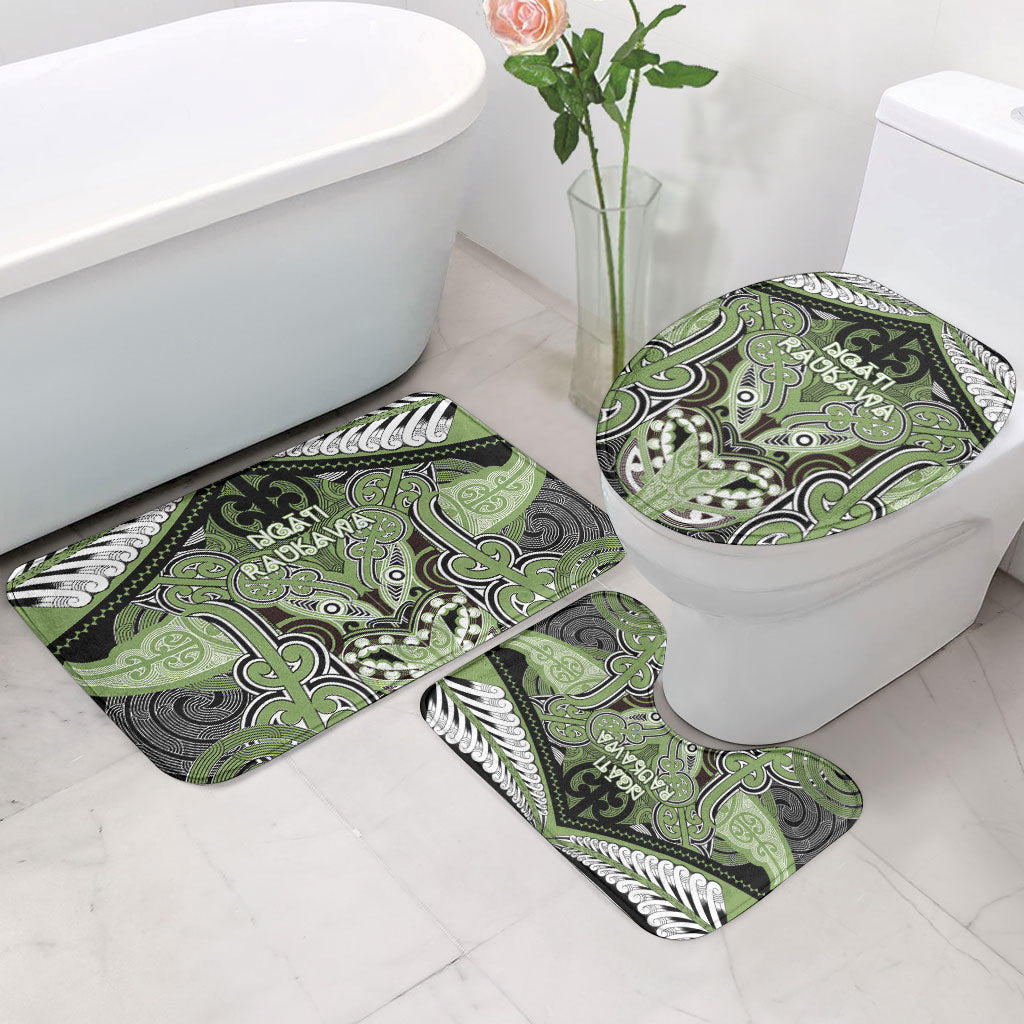 Aotearoa Iwi Ngati Raukawa Bathroom Set Maori Kowhaiwhai Pattern