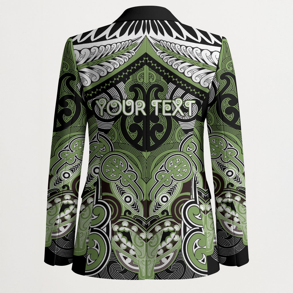 Aotearoa Iwi Ngati Raukawa Personalised Blazer Maori Kowhaiwhai Pattern