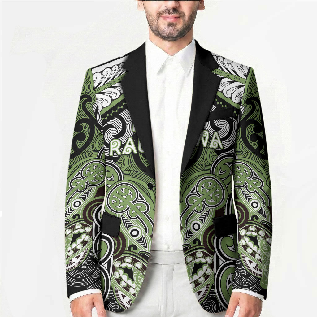 Aotearoa Iwi Ngati Raukawa Personalised Blazer Maori Kowhaiwhai Pattern