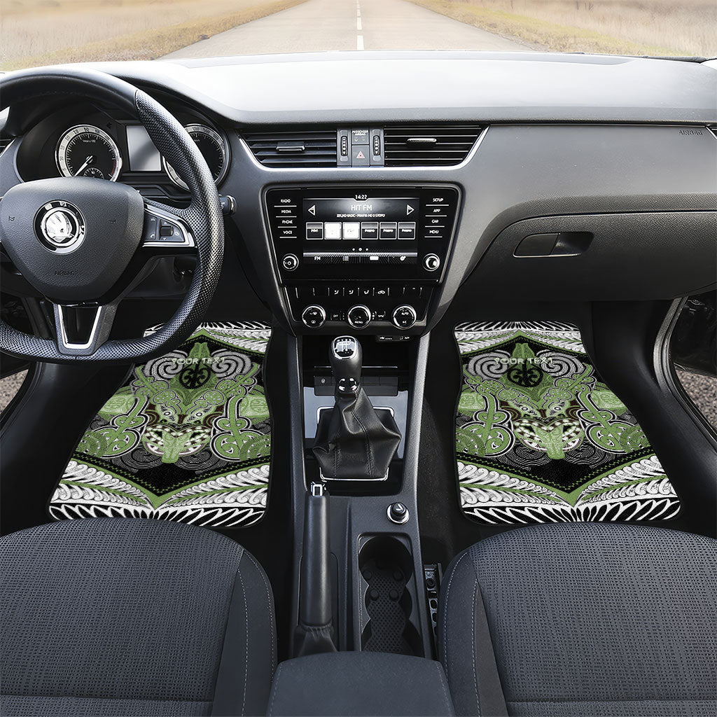 Aotearoa Iwi Ngati Raukawa Personalised Car Mats Maori Kowhaiwhai Pattern