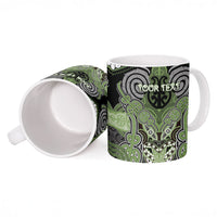Aotearoa Iwi Ngati Raukawa Personalised Ceramic Mug Maori Kowhaiwhai Pattern