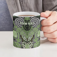 Aotearoa Iwi Ngati Raukawa Personalised Ceramic Mug Maori Kowhaiwhai Pattern