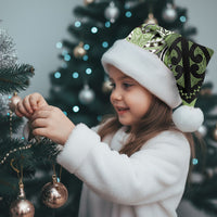 Aotearoa Iwi Ngati Raukawa Personalised Christmas Santa Hat Maori Kowhaiwhai Pattern