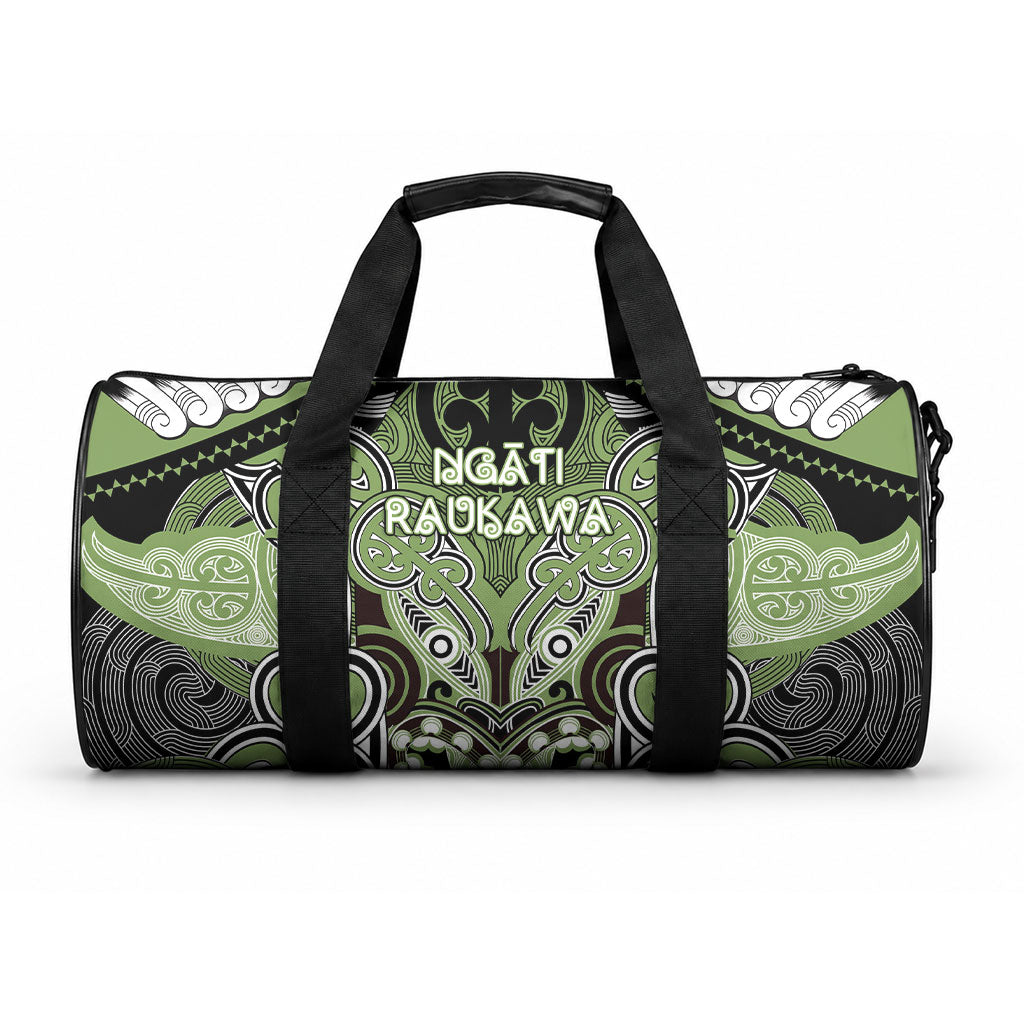 Aotearoa Iwi Ngati Raukawa Duffle Bag Maori Kowhaiwhai Pattern