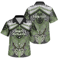Aotearoa Iwi Ngati Raukawa Personalised Family Matching Puletasi and Hawaiian Shirt Maori Kowhaiwhai Pattern