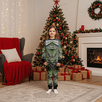 Aotearoa Iwi Ngati Raukawa Personalised Christmas Pajama Set Maori Kowhaiwhai Pattern