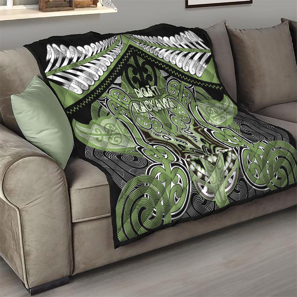 Aotearoa Iwi Ngati Raukawa Quilt Maori Kowhaiwhai Pattern