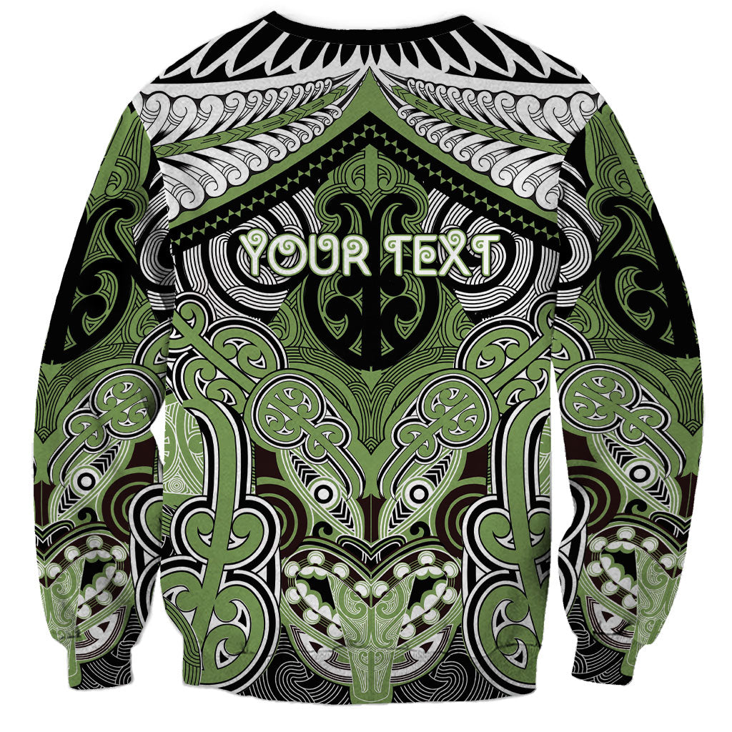 Aotearoa Iwi Ngati Raukawa Personalised Sweatshirt Maori Kowhaiwhai Pattern
