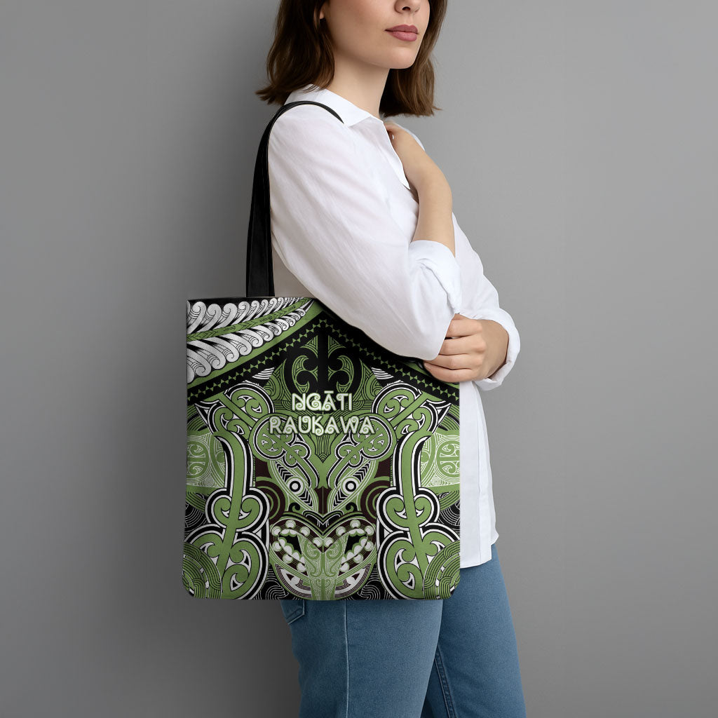 Aotearoa Iwi Ngati Raukawa Tote Bag Maori Kowhaiwhai Pattern