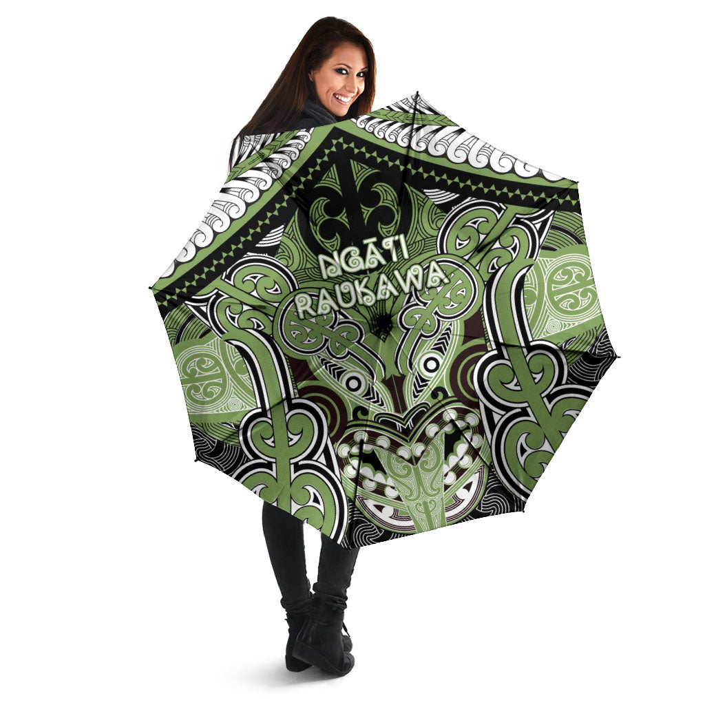 Aotearoa Iwi Ngati Raukawa Umbrella Maori Kowhaiwhai Pattern