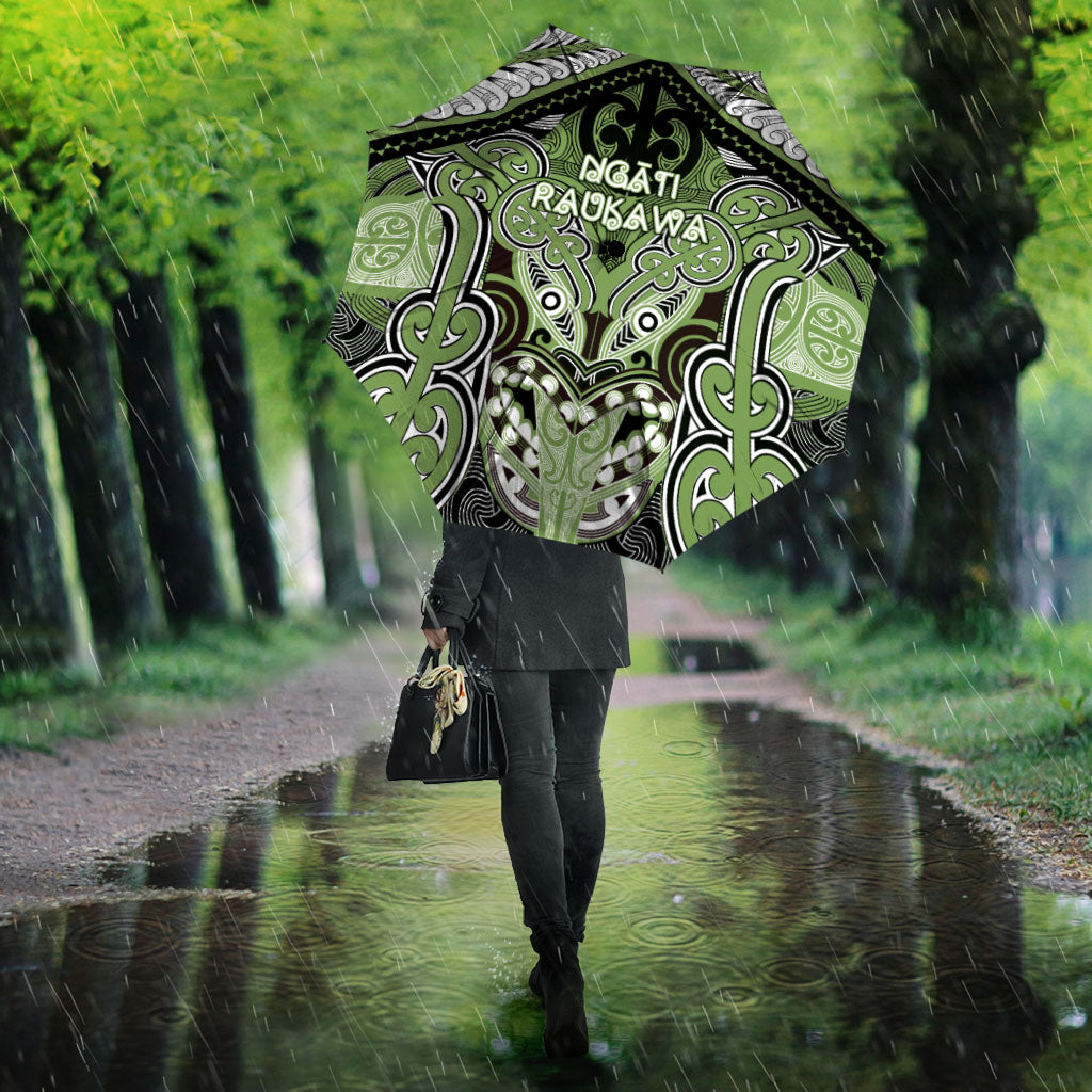 Aotearoa Iwi Ngati Raukawa Umbrella Maori Kowhaiwhai Pattern