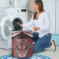 Aotearoa Iwi Ngati Toa Laundry Basket Maori Kowhaiwhai Pattern