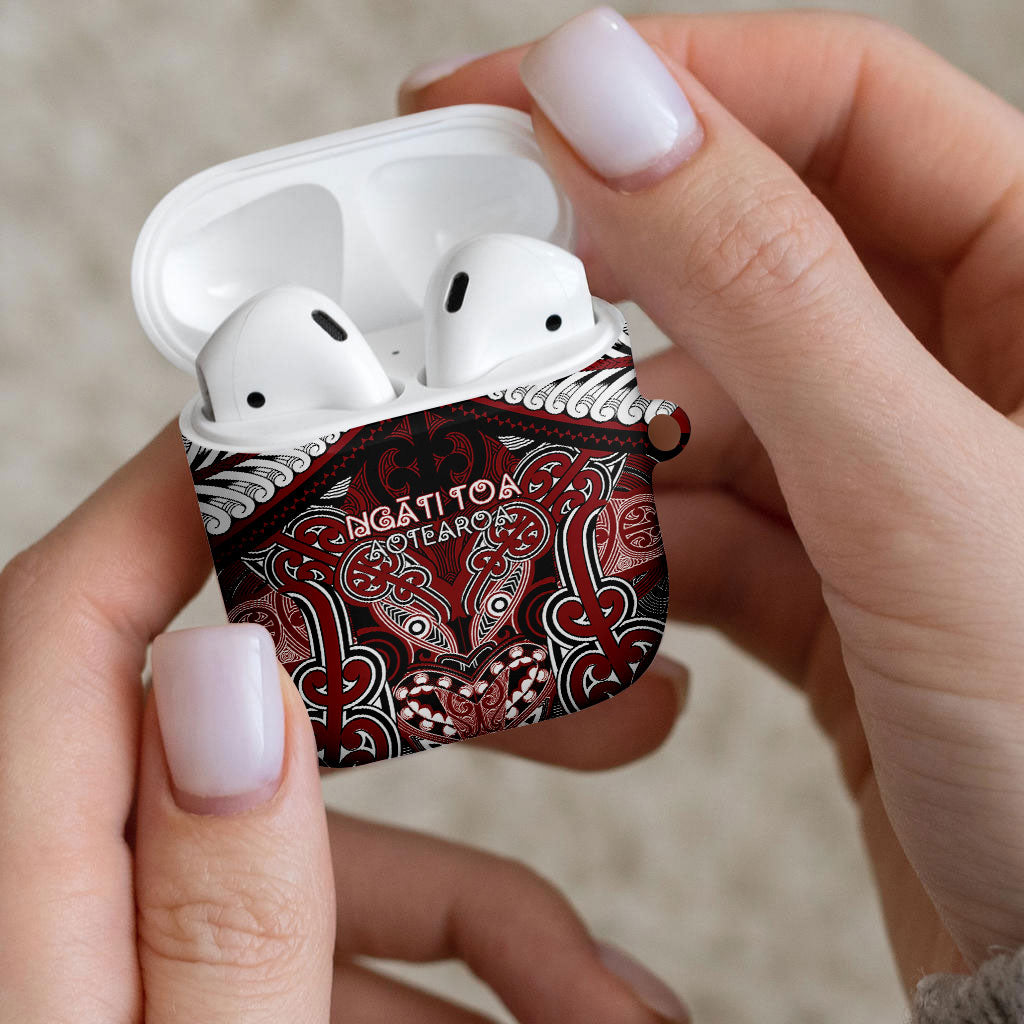 Aotearoa Iwi Ngati Toa AirPods Case Maori Kowhaiwhai Pattern