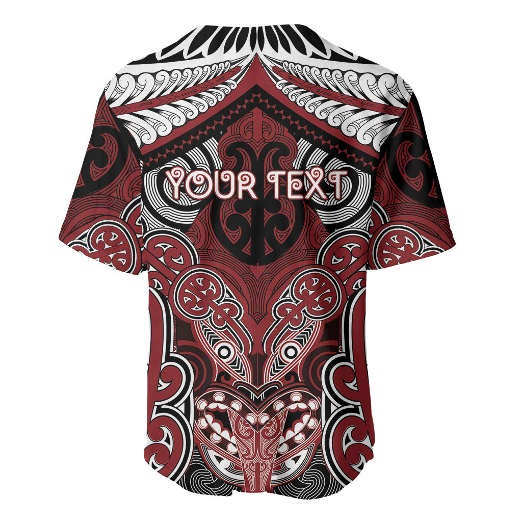 Aotearoa Iwi Ngati Toa Personalised Baseball Jersey Maori Kowhaiwhai Pattern