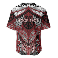 Aotearoa Iwi Ngati Toa Personalised Baseball Jersey Maori Kowhaiwhai Pattern