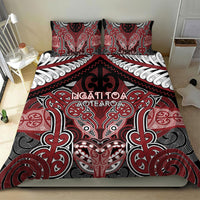 Aotearoa Iwi Ngati Toa Bedding Set Maori Kowhaiwhai Pattern LT19 - Polynesian Pride
