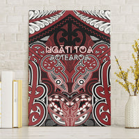 Aotearoa Iwi Ngati Toa Canvas Wall Art Maori Kowhaiwhai Pattern