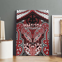 Aotearoa Iwi Ngati Toa Canvas Wall Art Maori Kowhaiwhai Pattern