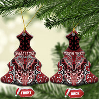 Aotearoa Iwi Ngati Toa Personalised Ceramic Ornament Maori Kowhaiwhai Pattern