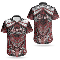 Aotearoa Iwi Ngati Toa Personalised Couples Matching Mermaid Dress and Hawaiian Shirt Maori Kowhaiwhai Pattern