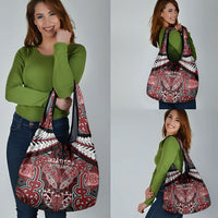 Aotearoa Iwi Ngati Toa Grocery Bag Maori Kowhaiwhai Pattern