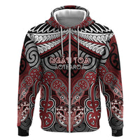 Aotearoa Iwi Ngati Toa Personalised Hoodie Maori Kowhaiwhai Pattern