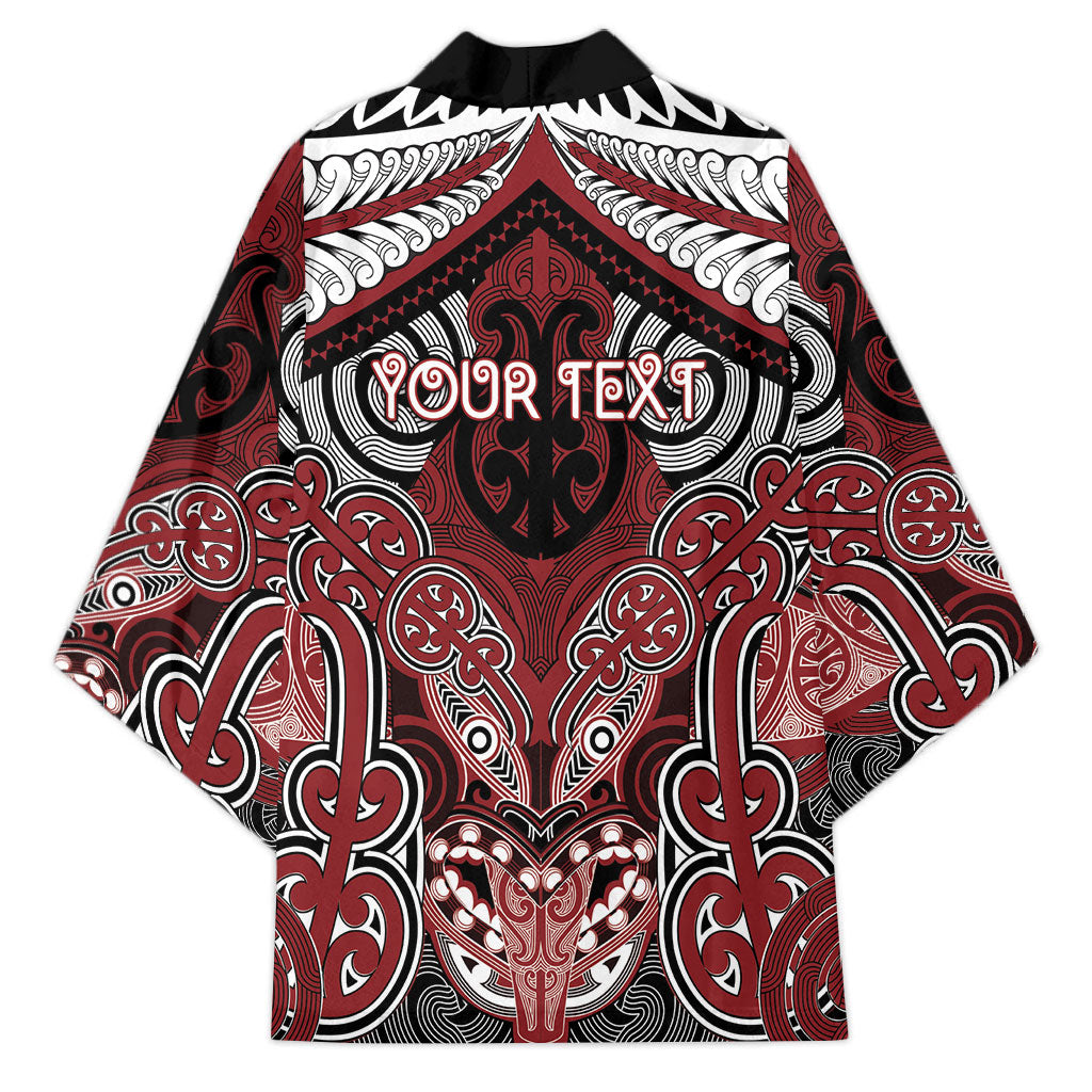 Aotearoa Iwi Ngati Toa Personalised Kimono Maori Kowhaiwhai Pattern