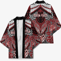 Aotearoa Iwi Ngati Toa Personalised Kimono Maori Kowhaiwhai Pattern