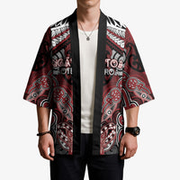 Aotearoa Iwi Ngati Toa Personalised Kimono Maori Kowhaiwhai Pattern