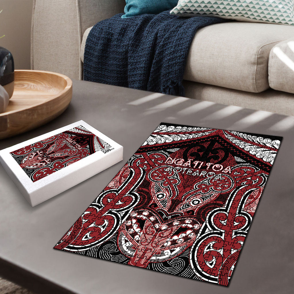 Aotearoa Iwi Ngati Toa Puzzle Maori Kowhaiwhai Pattern LT19 - Polynesian Pride