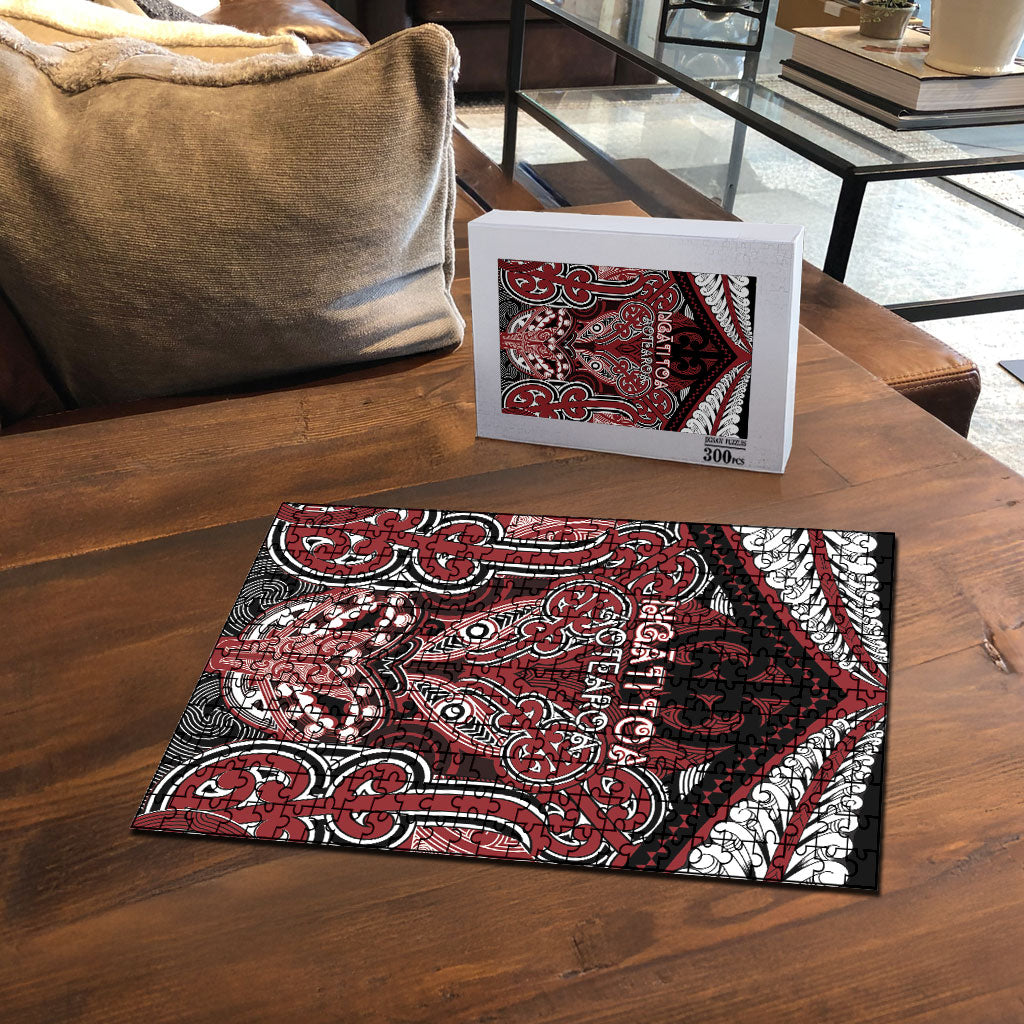 Aotearoa Iwi Ngati Toa Puzzle Maori Kowhaiwhai Pattern LT19 - Polynesian Pride