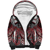Aotearoa Iwi Ngati Toa Personalised Sherpa Hoodie Maori Kowhaiwhai Pattern