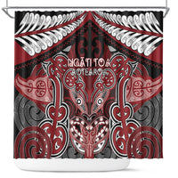 Aotearoa Iwi Ngati Toa Shower Curtain Maori Kowhaiwhai Pattern