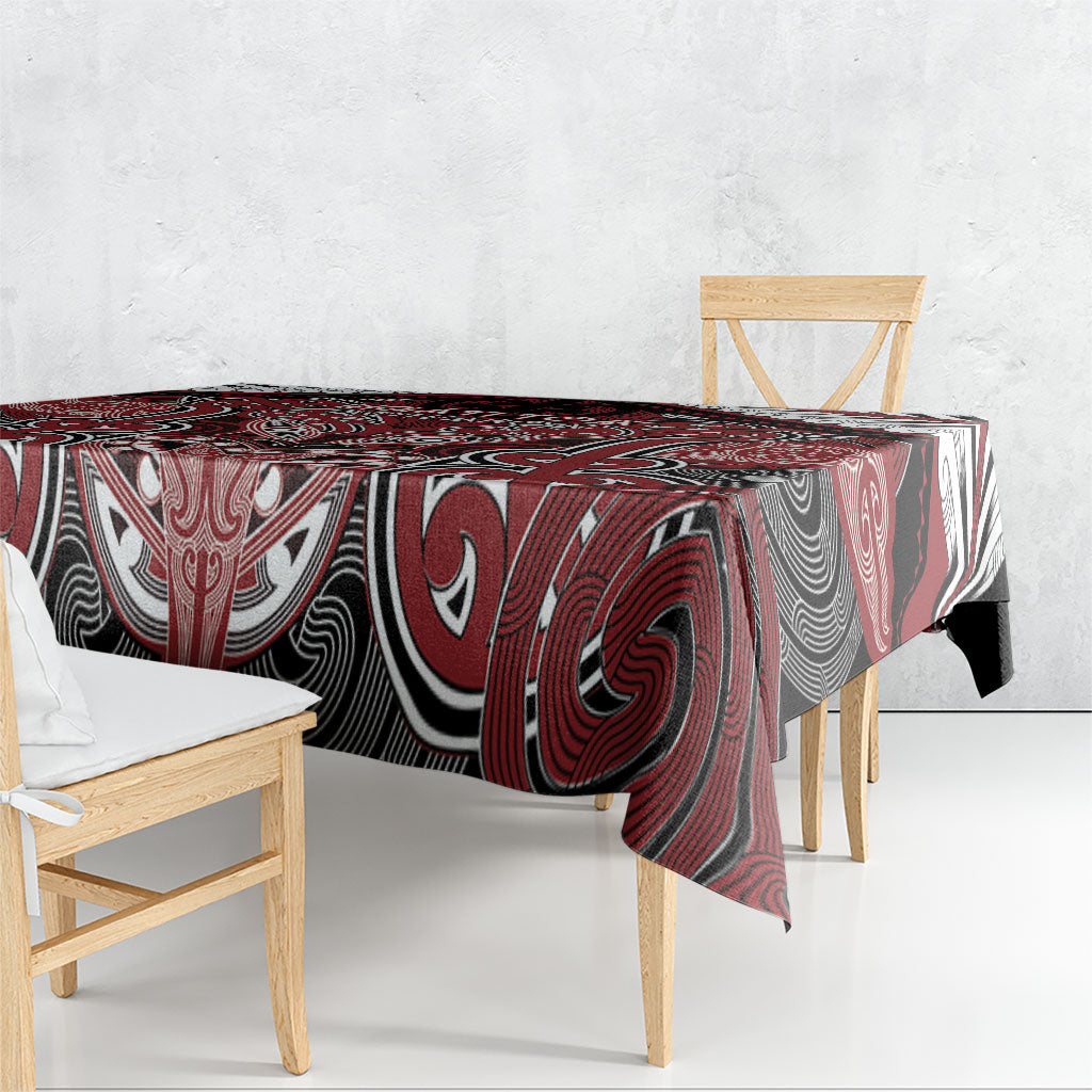 Aotearoa Iwi Ngati Toa Tablecloth Maori Kowhaiwhai Pattern LT19 - Polynesian Pride