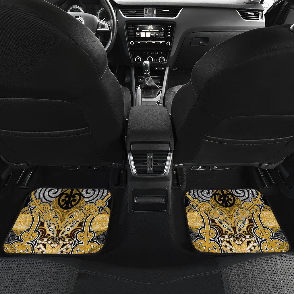 Aotearoa Iwi Ngati Tama Personalised Car Mats Maori Kowhaiwhai Pattern