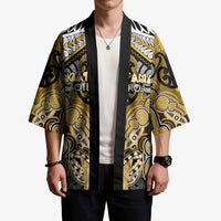Aotearoa Iwi Ngati Tama Personalised Kimono Maori Kowhaiwhai Pattern