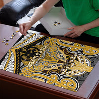 Aotearoa Iwi Ngati Tama Puzzle Maori Kowhaiwhai Pattern LT19 - Polynesian Pride