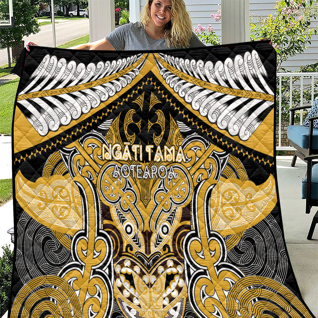 Aotearoa Iwi Ngati Tama Quilt Maori Kowhaiwhai Pattern
