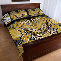 Aotearoa Iwi Ngati Tama Quilt Bed Set Maori Kowhaiwhai Pattern