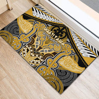 Aotearoa Iwi Ngati Tama Rubber Doormat Maori Kowhaiwhai Pattern