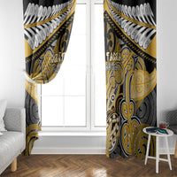 Aotearoa Iwi Ngati Tama Window Curtain Maori Kowhaiwhai Pattern