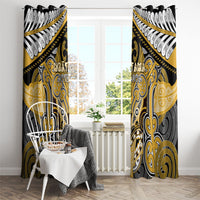 Aotearoa Iwi Ngati Tama Window Curtain Maori Kowhaiwhai Pattern