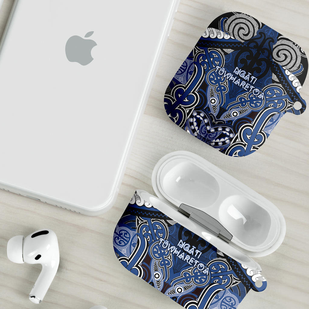 Aotearoa Iwi Ngati Tuwharetoa AirPods Case Maori Kowhaiwhai Pattern