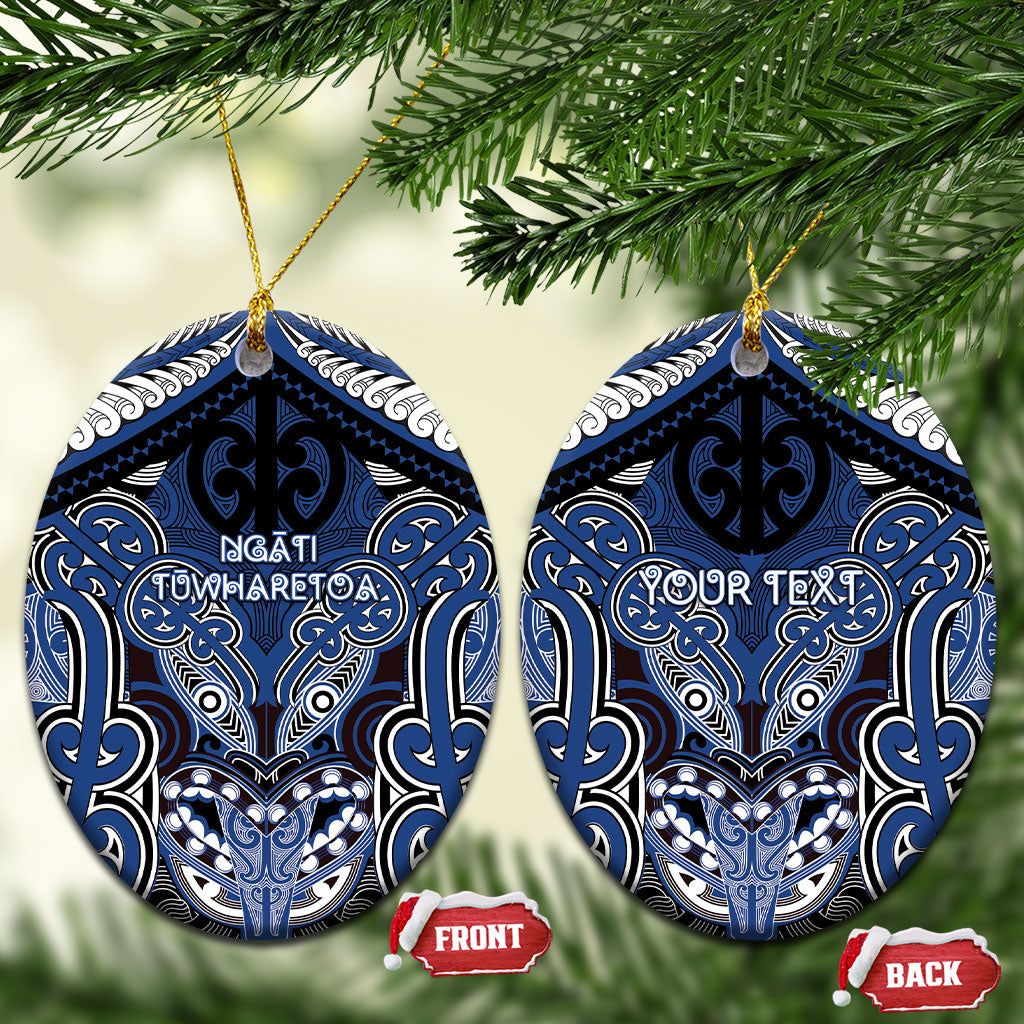 Aotearoa Iwi Ngati Tuwharetoa Personalised Ceramic Ornament Maori Kowhaiwhai Pattern